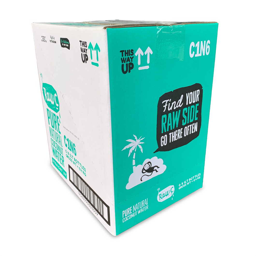 RAW C - COCONUT WATER - 1 LITRE - (CTN 6)