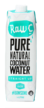 Load image into Gallery viewer, RAW C - COCONUT WATER - 1 LT - BUY 5 CTNS GET 1 FREE
