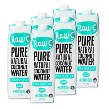 Load image into Gallery viewer, RAW C - COCONUT WATER - 1 LITRE - (CTN 6)
