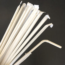 Load image into Gallery viewer, ECO STRAW - FLEXI PAPER STRAW - PAPER WRAPPED - 3 PLY - WHITE
