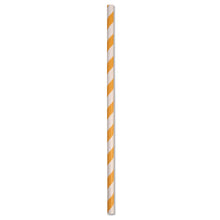 Load image into Gallery viewer, ECO STRAW - REGULAR - PAPER STRAW - 3 PLY - ORANGE STRIPE
