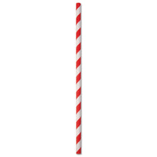 Load image into Gallery viewer, ECO STRAW - REGULAR - PAPER STRAW - 3 PLY - RED STRIPE
