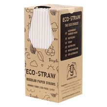 Load image into Gallery viewer, ECO STRAW - REGULAR - PAPER STRAW - 3 PLY - WHITE
