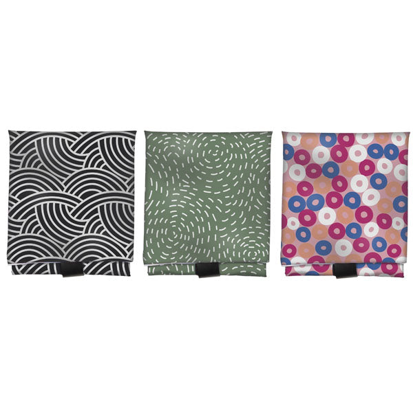 DAVIS & WADDELL - ECOPOCKET REUSABLE WRAPS - SINGLE LARGE WRAP - ASSORTED DESIGNS