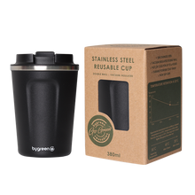 Load image into Gallery viewer, GO GREEN - REUSABLE SURF BLUE COFFEE CUP - 380ML
