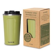 Load image into Gallery viewer, GO GREEN - REUSABLE SLATE COFFEE CUP - 510ML
