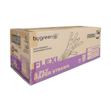 Load image into Gallery viewer, STRONG STRAWS - 4 PLY FLEXI PAPER STRAW - BLACK
