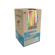 Load image into Gallery viewer, STRONG STRAWS - 5 PLY BUBBLE TEA PAPER STRAW - MIXED COLOURS
