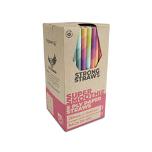 Load image into Gallery viewer, STRONG STRAWS - 5 PLY SUPER SMOOTHIE PAPER STRAW - MIXED COLOURS
