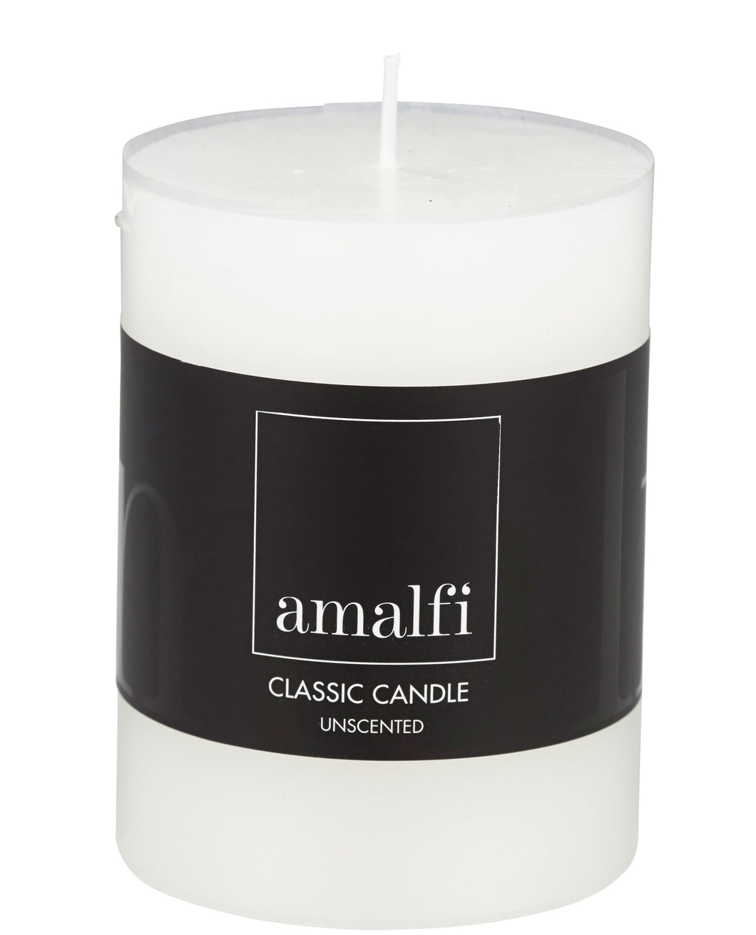 CLASSIC UNSCENTED - PILLAR CANDLE - 7.5X7.5X10CM