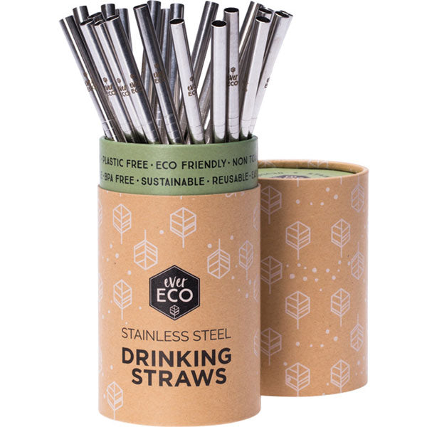 EVER ECO - STAINLESS STEEL REUSABLE STRAW SINGLES