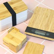 Load image into Gallery viewer, GO GREEN - BAMBOO KITCHEN SCALES
