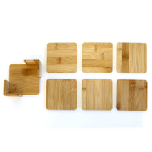 Load image into Gallery viewer, GO GREEN - BAMBOO COASTERS
