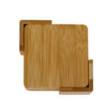 Load image into Gallery viewer, GO GREEN - BAMBOO COASTERS
